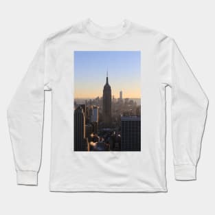 NYC Empire State Building Sunset Long Sleeve T-Shirt